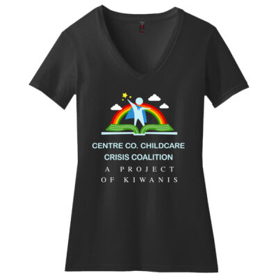 CCCCC - Women's Perfect Blend ® CVC V Neck Tee Thumbnail